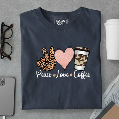 Peace Love Coffee T-Shirt