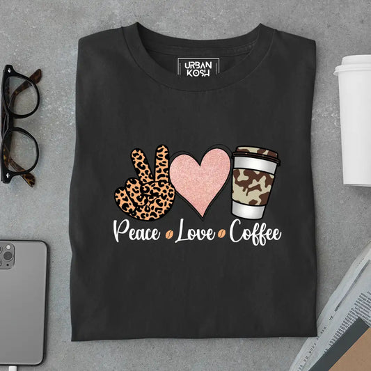 Peace Love Coffee T-Shirt