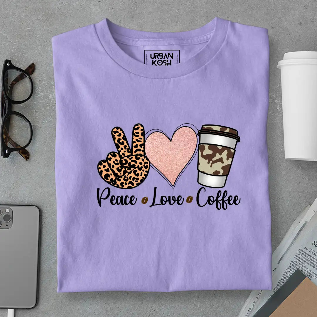 Peace Love Coffee T-Shirt