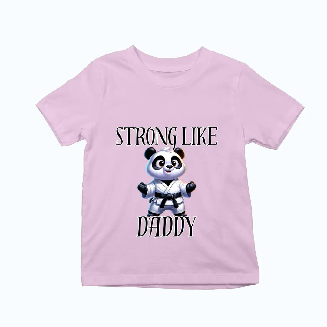 Strong Like Daddy Panda Martial Arts Premium Unisex T-shirt for Kids
