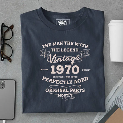 The Man The Myth The Legend Vintage 1970 T-Shirt