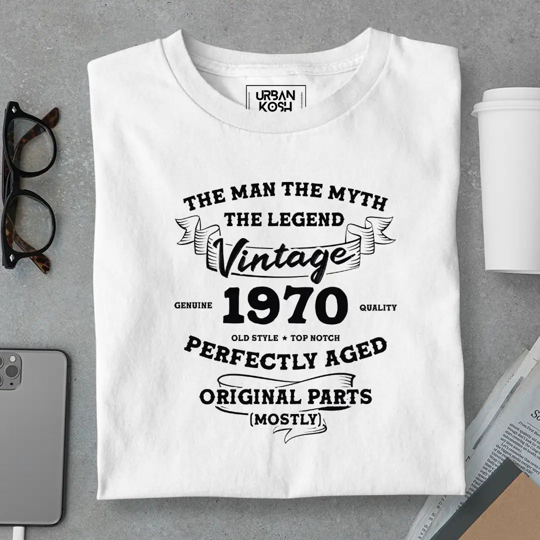 The Man The Myth The Legend Vintage 1970 T-Shirt