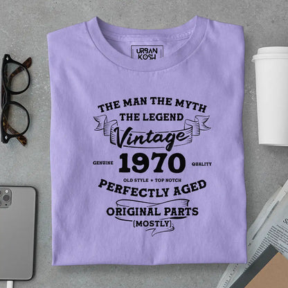 The Man The Myth The Legend Vintage 1970 T-Shirt