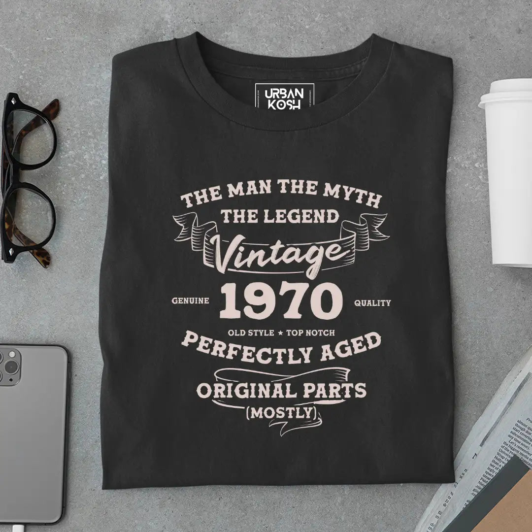 The Man The Myth The Legend Vintage 1970 T-Shirt