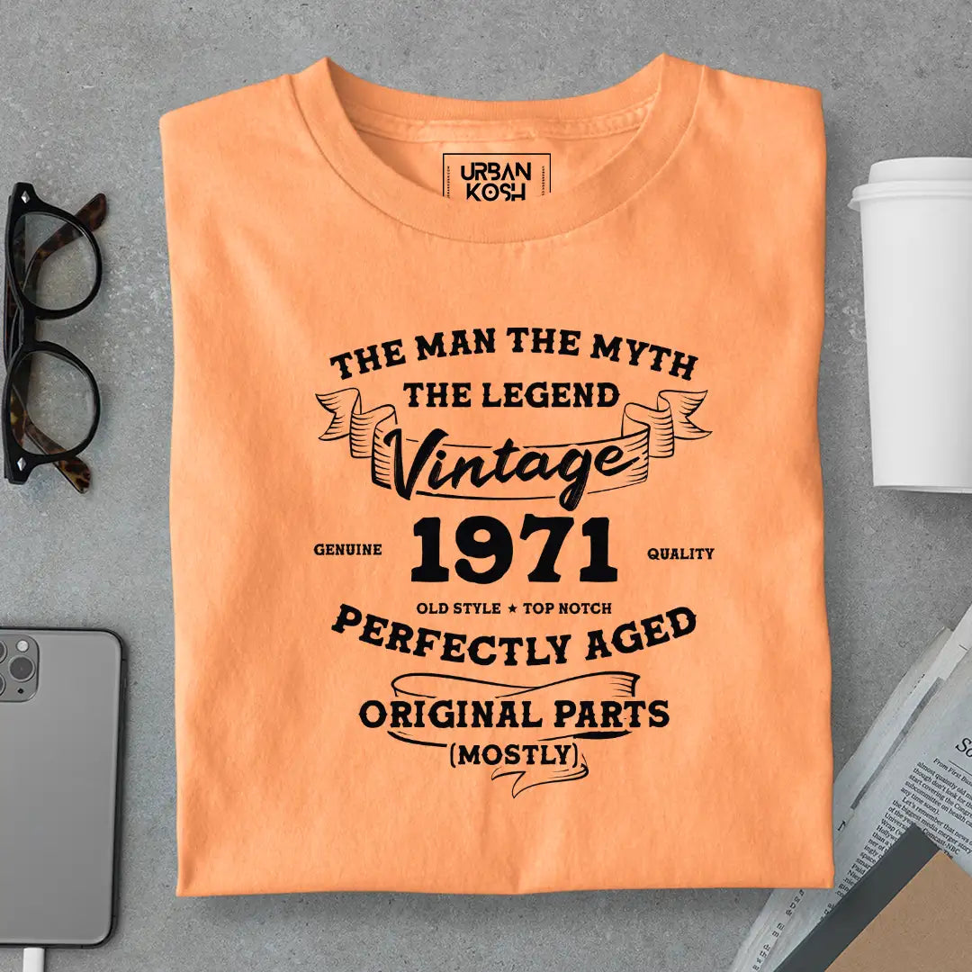 The Man The Myth The Legend Vintage 1971 T-Shirt