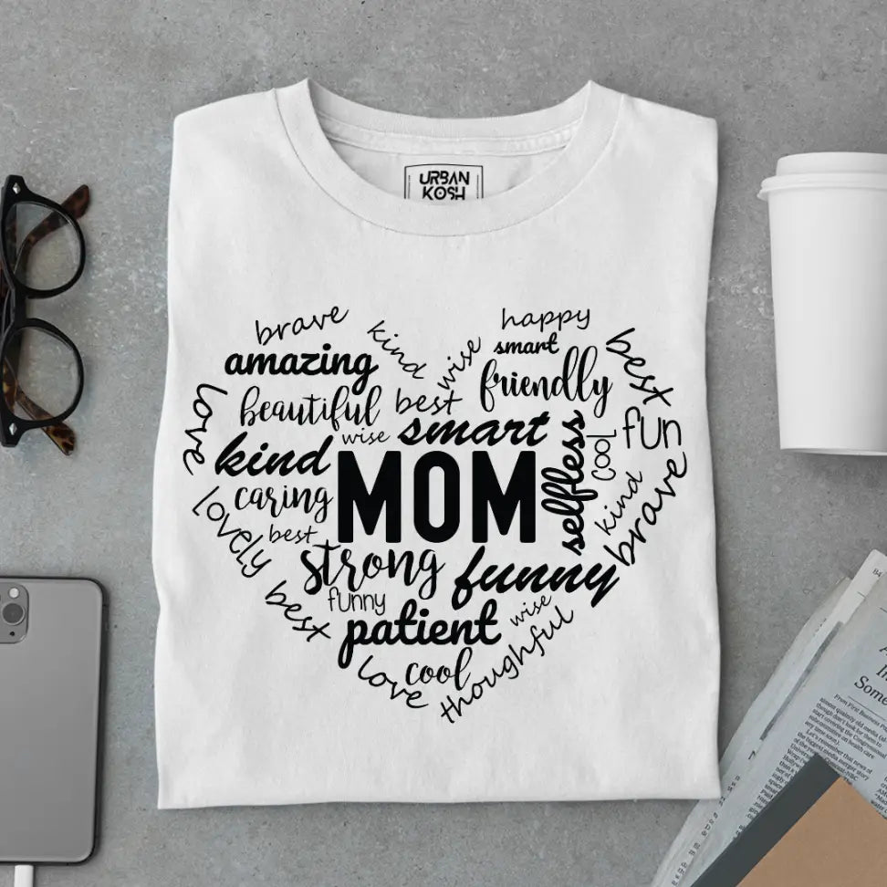 Beautiful Wise Smart Mom - Mother's Day Special Premium T-Shirt