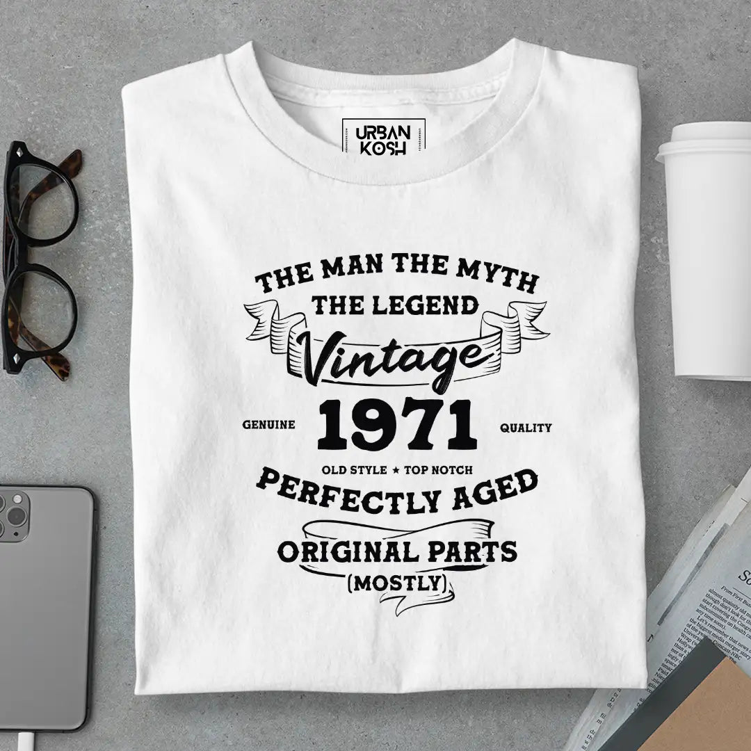 The Man The Myth The Legend Vintage 1971 T-Shirt