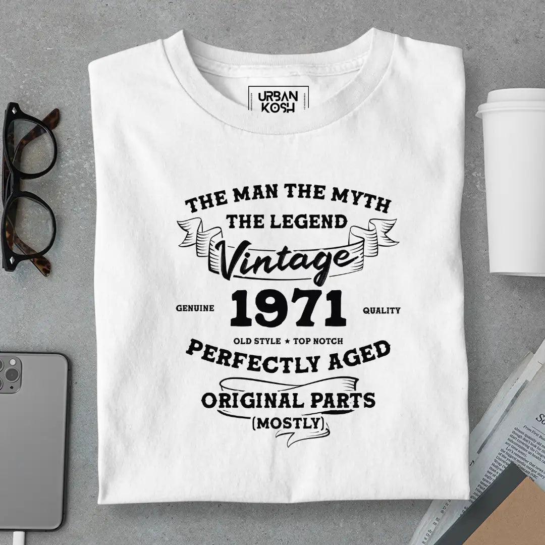 The Man The Myth The Legend Vintage 1971 T-Shirt
