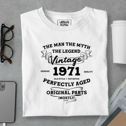 The Man The Myth The Legend Vintage 1971 T-Shirt