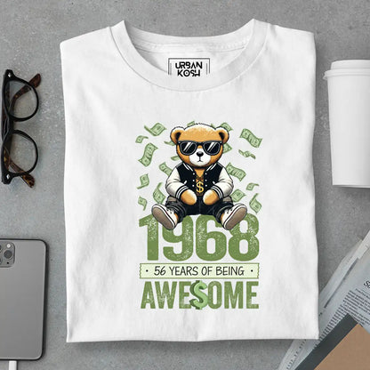 Teddy 1968, 56 Years of Being Awesome T-Shirt