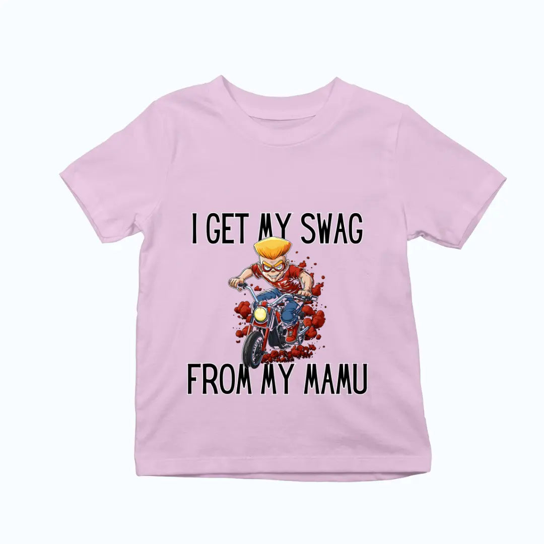 I Get My Swag from My Mamu Premium Unisex T-shirt for Kids