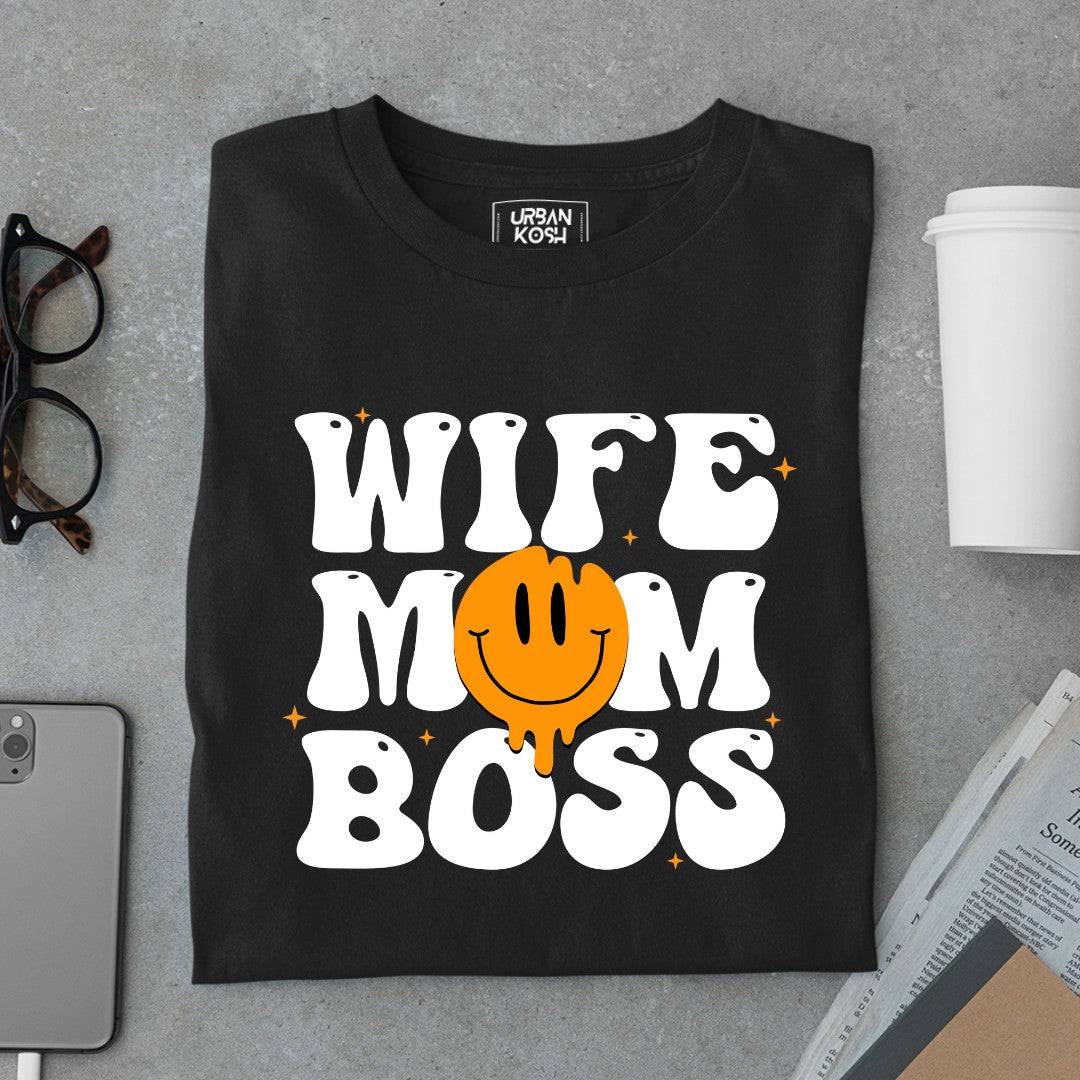 Wife Mom Boss T Shirt
