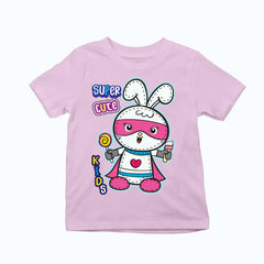 Super Cute Bunny Hero Exclusive T-shirt for Kids