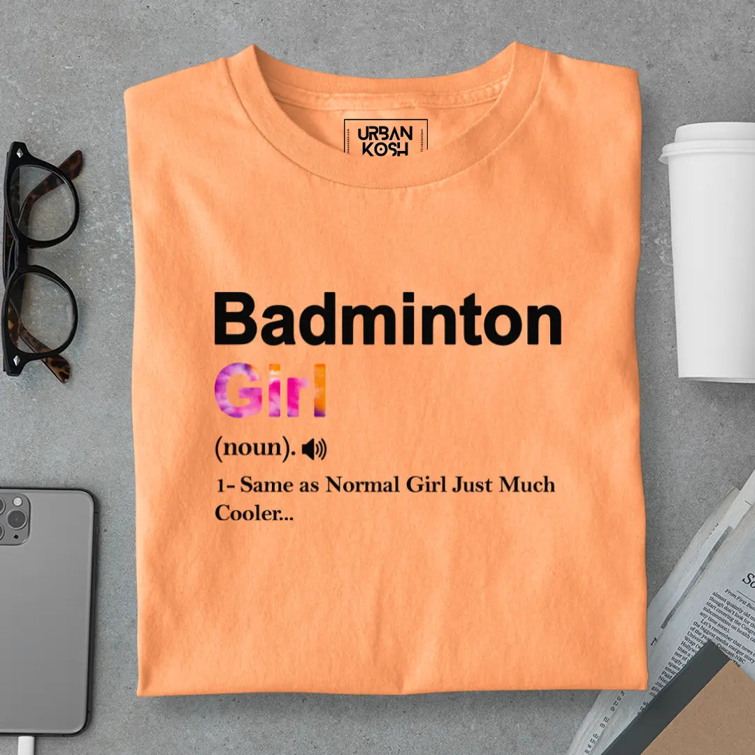 Badminton Girl T-Shirt