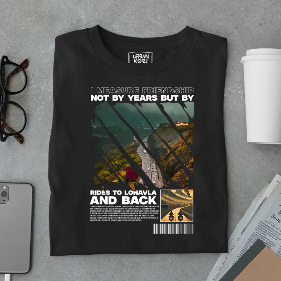 "Rides to Lonavla and Back" Premium Wanderlust T-Shirt