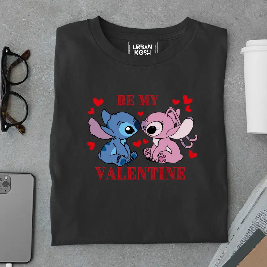 Be My Valentine Exclusive Premium Couple T-Shirt – Valentine’s Day Special