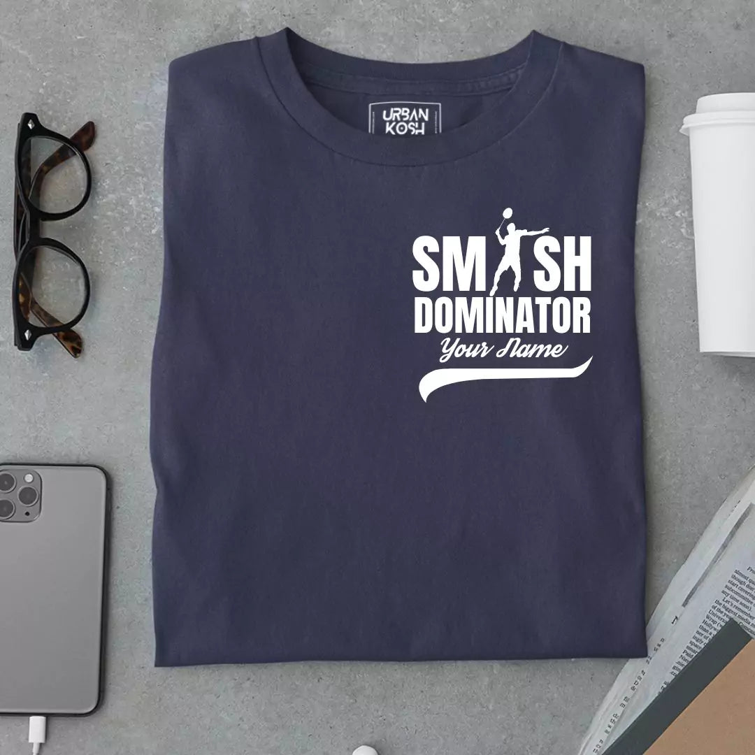 [Personalised] Smash Dominator Badminton T Shirt