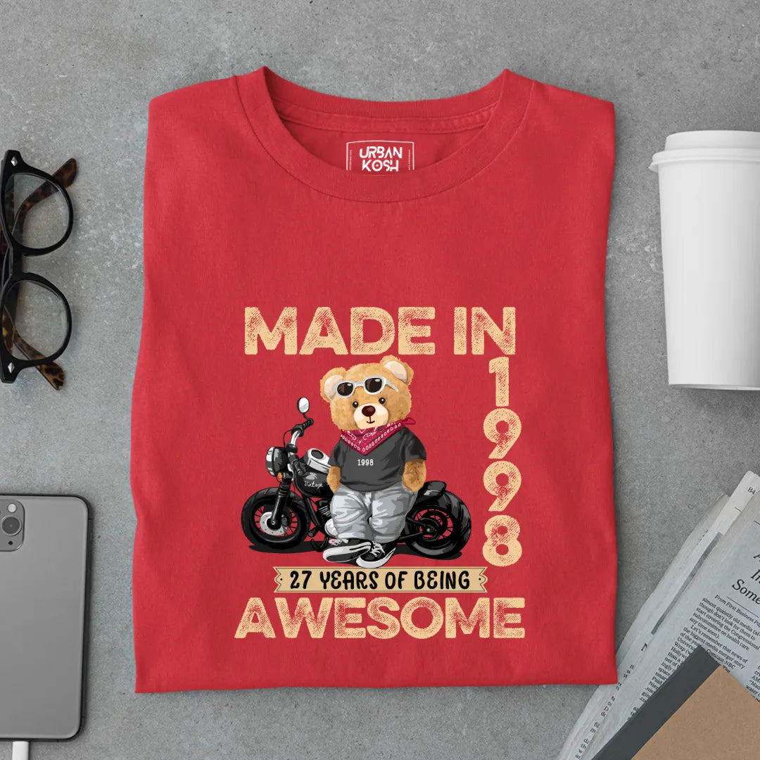 27 Years of Being Awesome | 1998 Premium Unisex T-Shirt