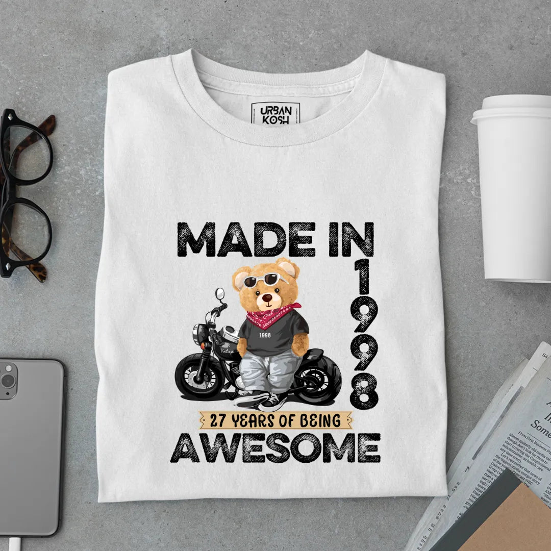 27 Years of Being Awesome | 1998 Premium Unisex T-Shirt