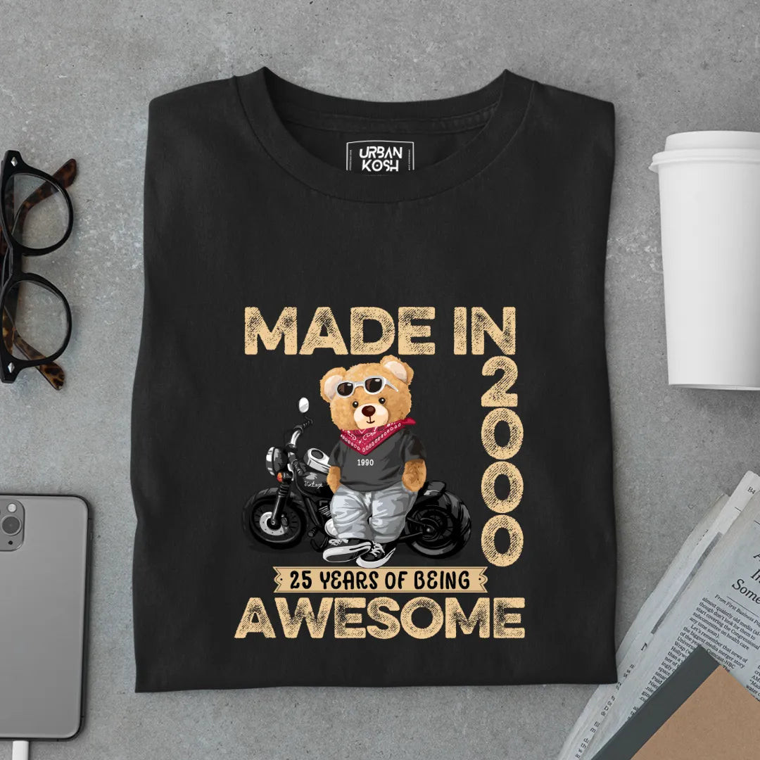 25 Years of Being Awesome | 2000 Premium Unisex T-Shirt