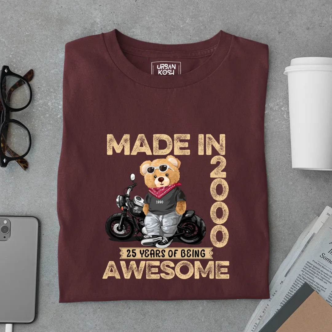 25 Years of Being Awesome | 2000 Premium Unisex T-Shirt