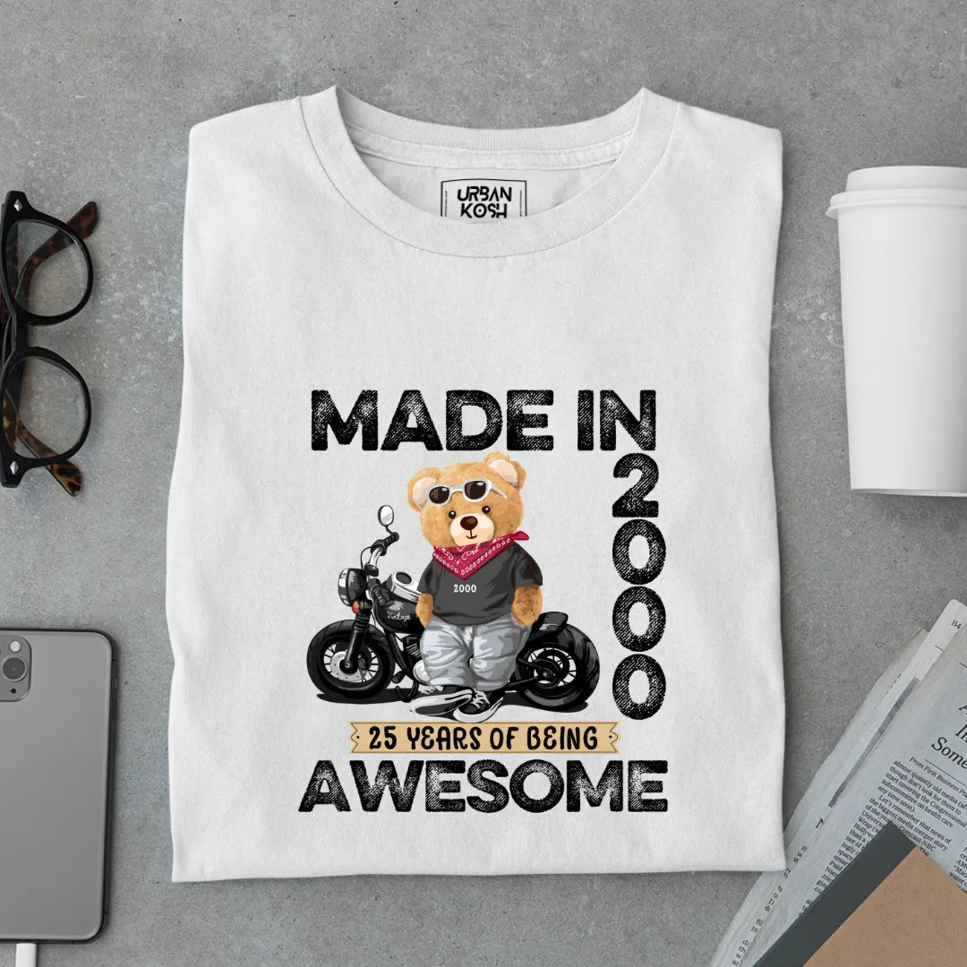 25 Years of Being Awesome | 2000 Premium Unisex T-Shirt