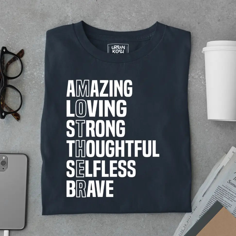 Amazing Loving Strong Mom - Mother's Day Special Premium T-Shirt