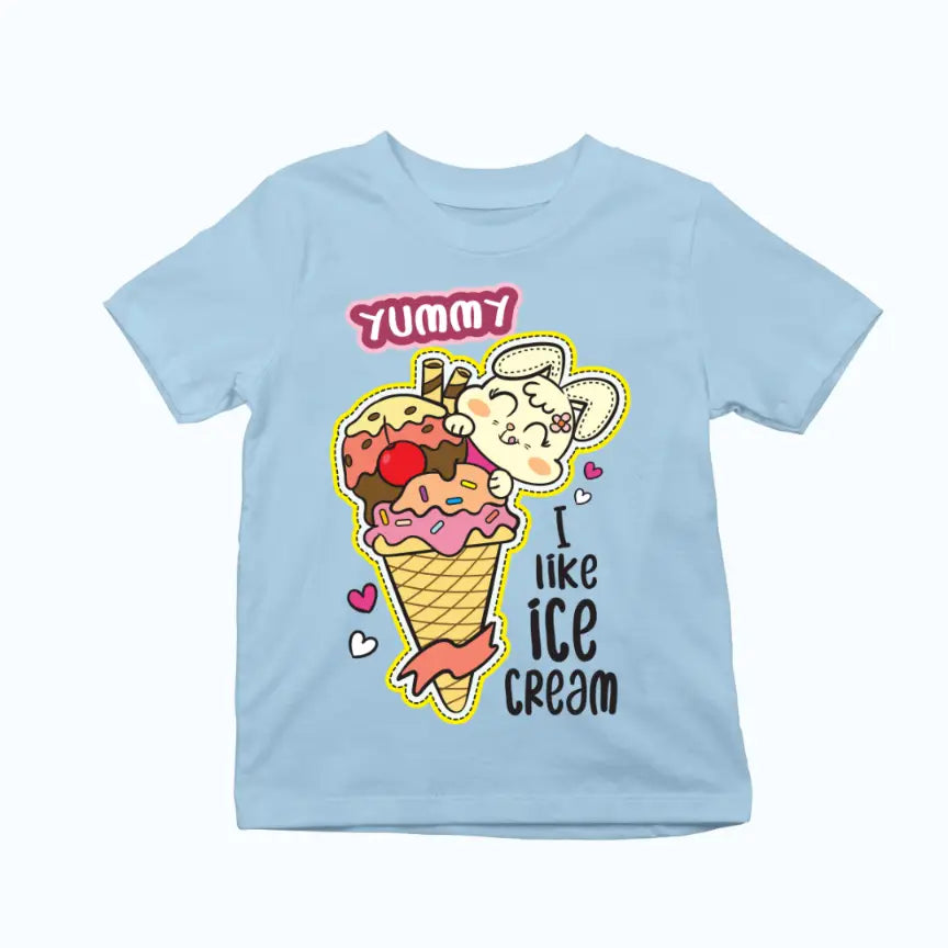 Bunny Yummy Ice Cream Exclusive T-shirt for Kids