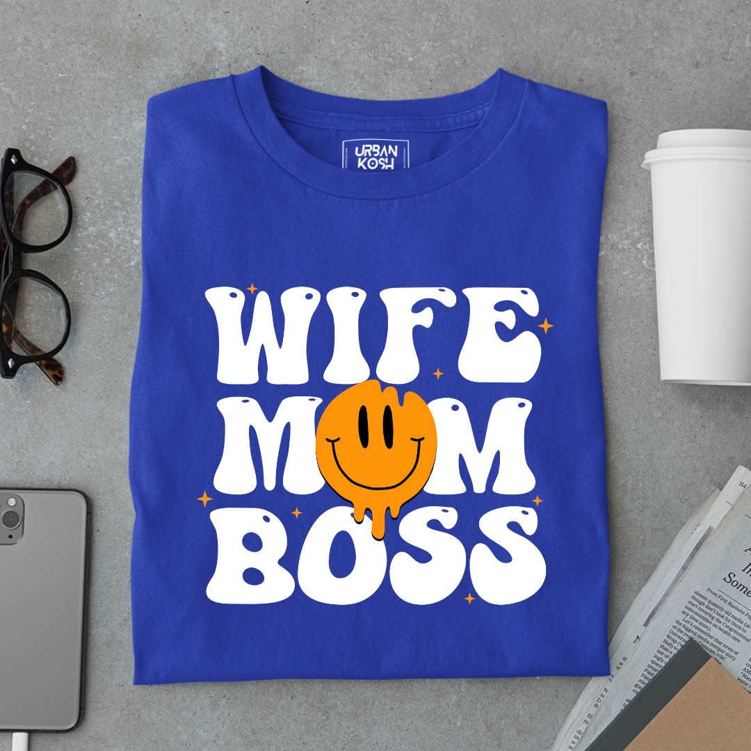 Wife Mom Boss T Shirt