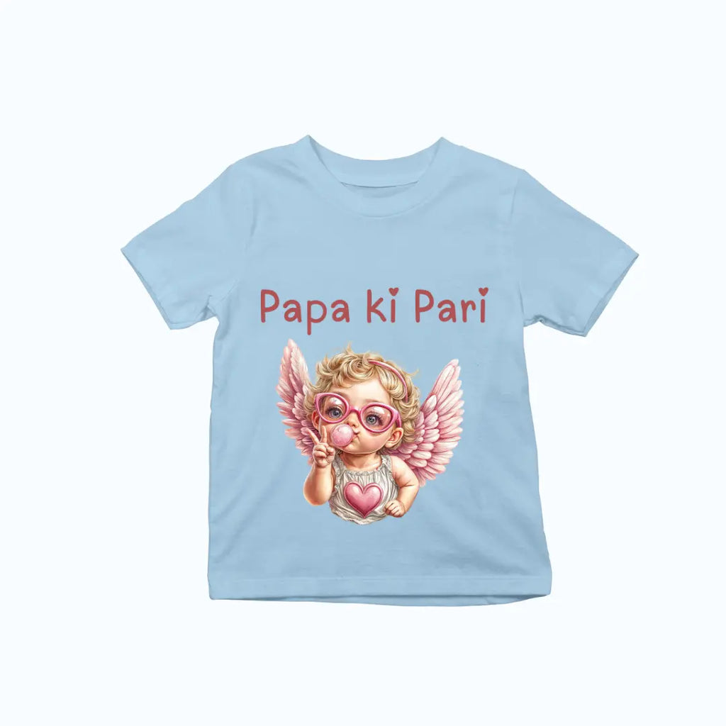Papa Ki Pari Angel Baby Girl Premium Unisex T-shirt for Kids