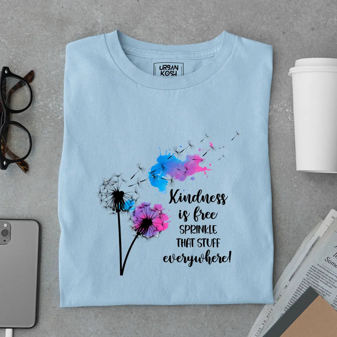 Kindness Is Free Sprinkle That Stuff Everywhere Premium Butterfly T-Shirt for Women