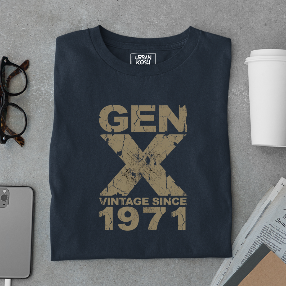 Gen X Vintage Since 1971 T-Shirt