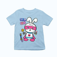 Super Cute Bunny Hero Exclusive T-shirt for Kids