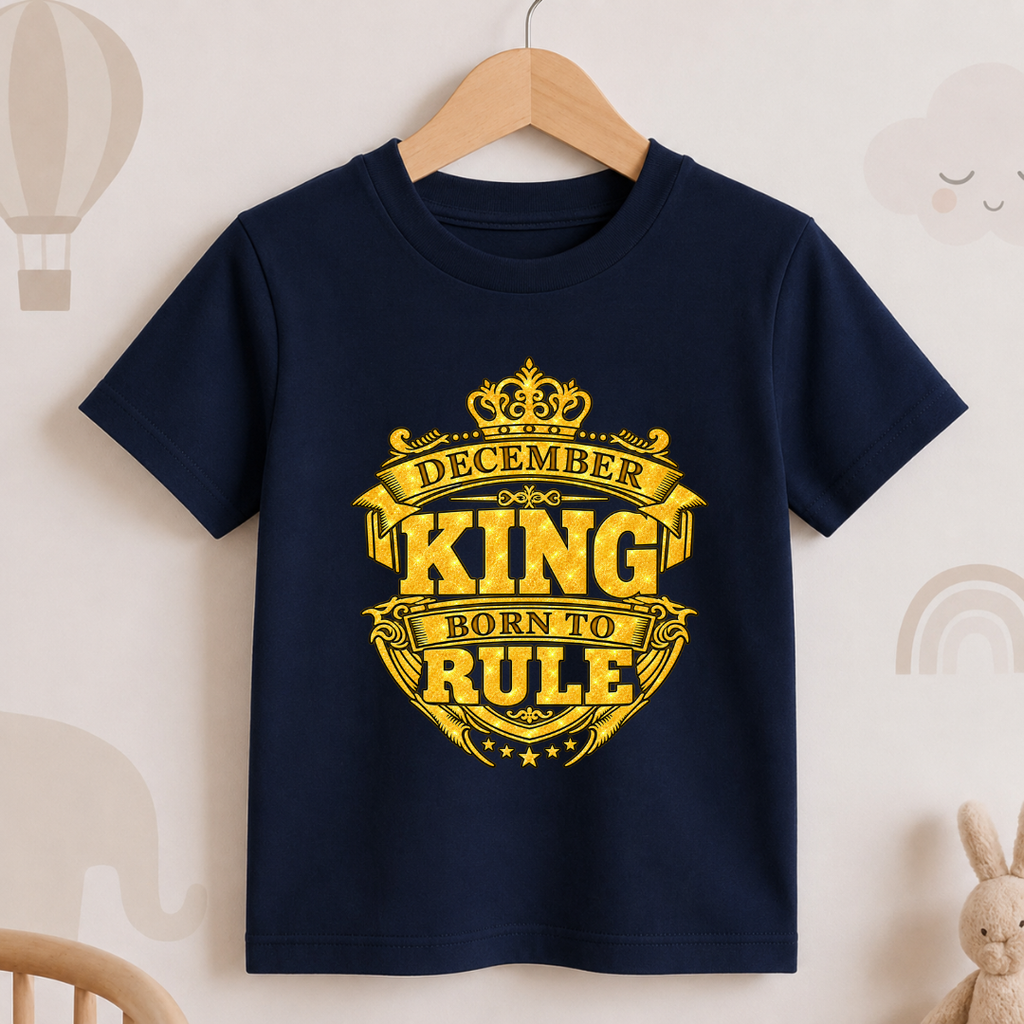 December King Born To Rule Kids T-Shirt