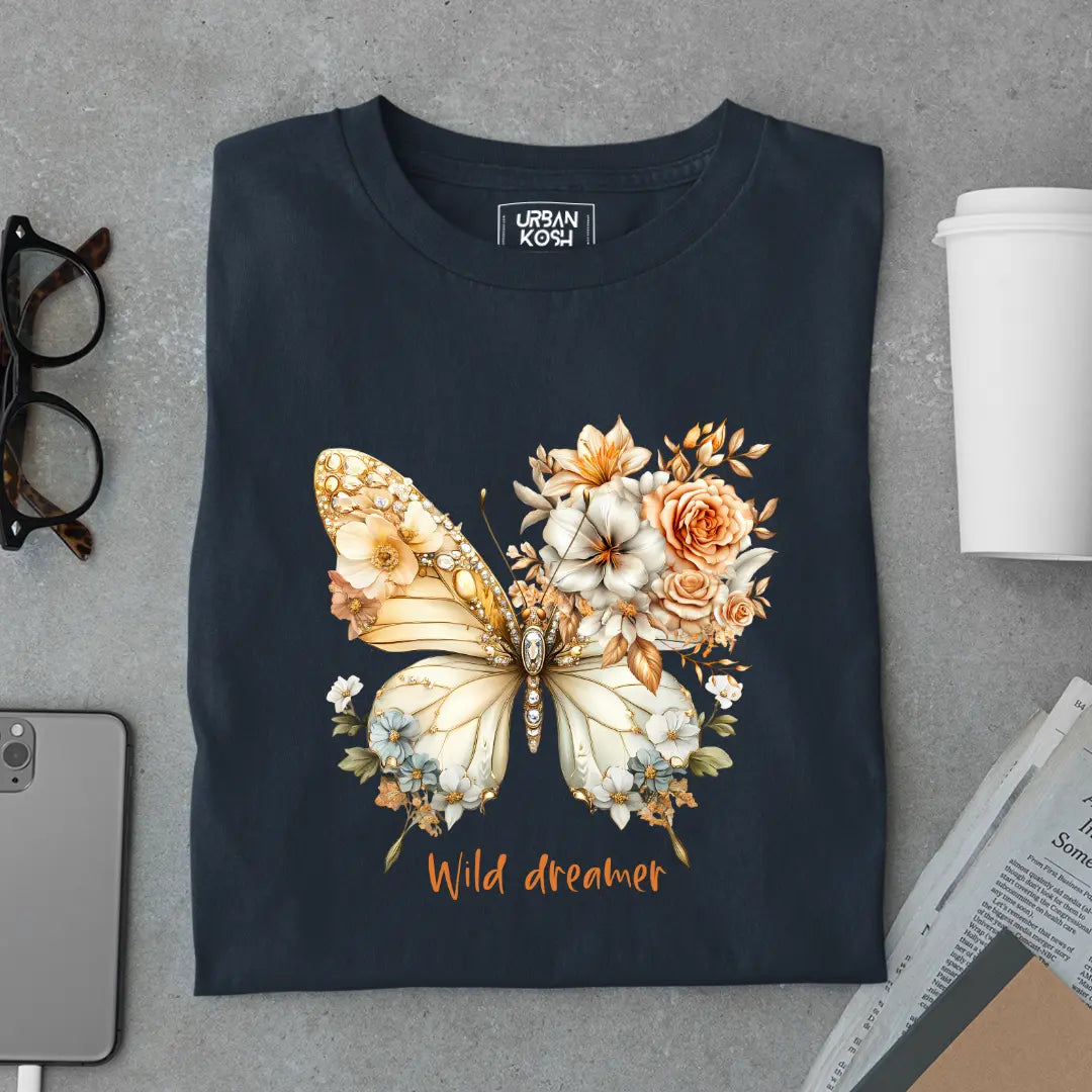 Wild Dreamer Premium Butterfly T-Shirt for Women