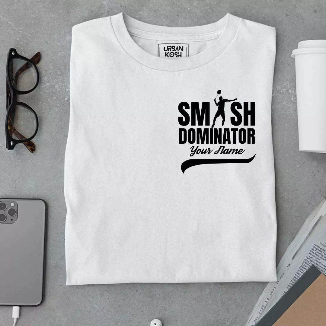 [Personalised] Smash Dominator Badminton T Shirt