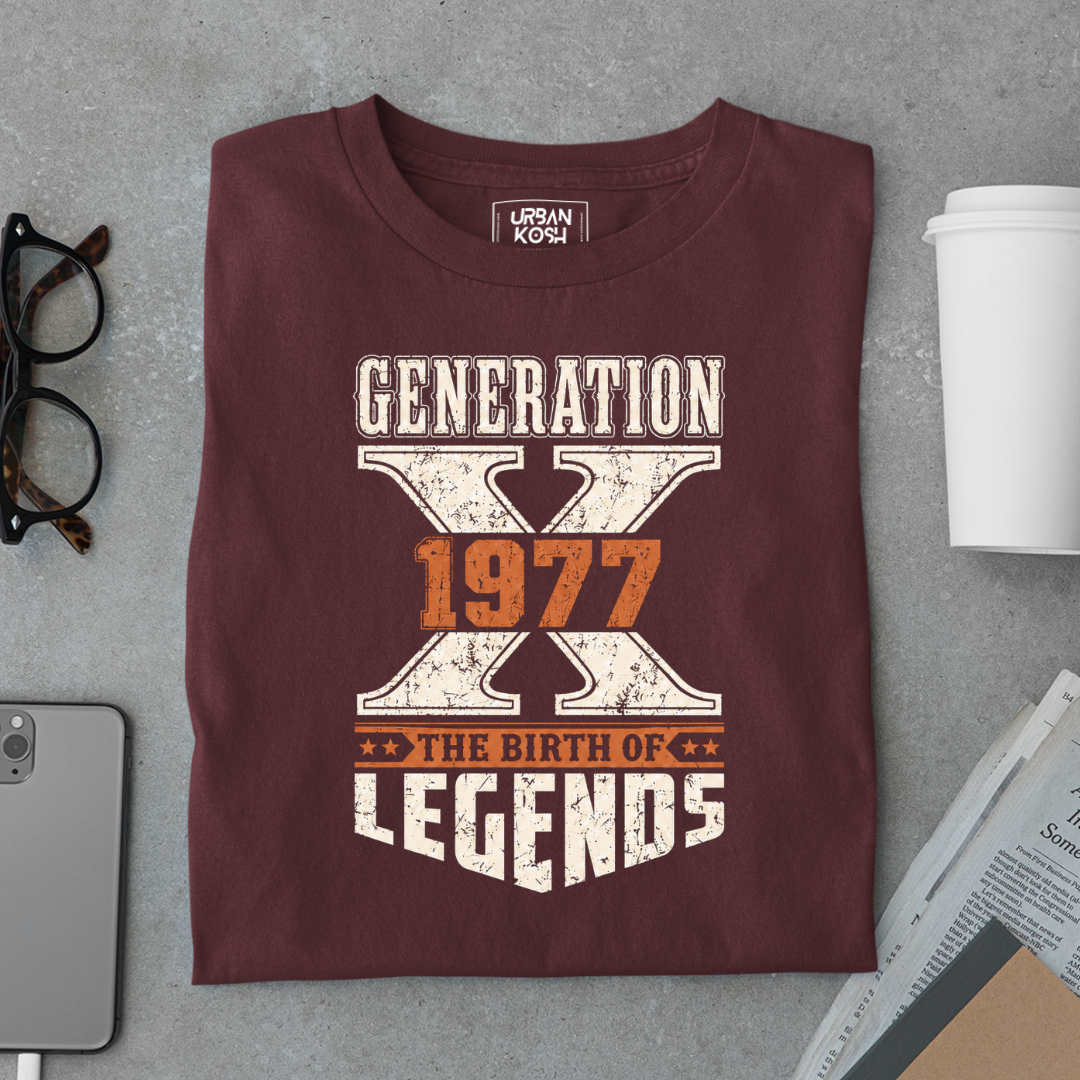 Generation X 1977 The Birth Of Legends T-Shirt