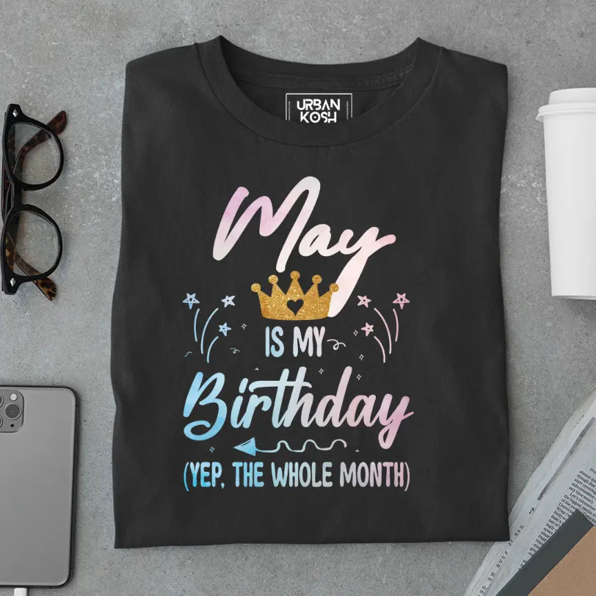 May is my Birthday Exclusive Premium Birthday T-Shirt