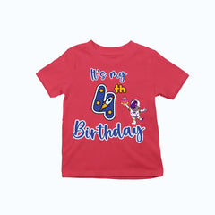 It's My 4th Birthday Exclusive T-shirt for Kids