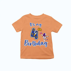 It's My 4th Birthday Exclusive T-shirt for Kids