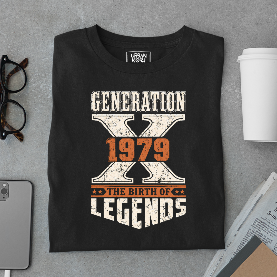 Generation X 1979 The Birth Of Legends T-Shirt