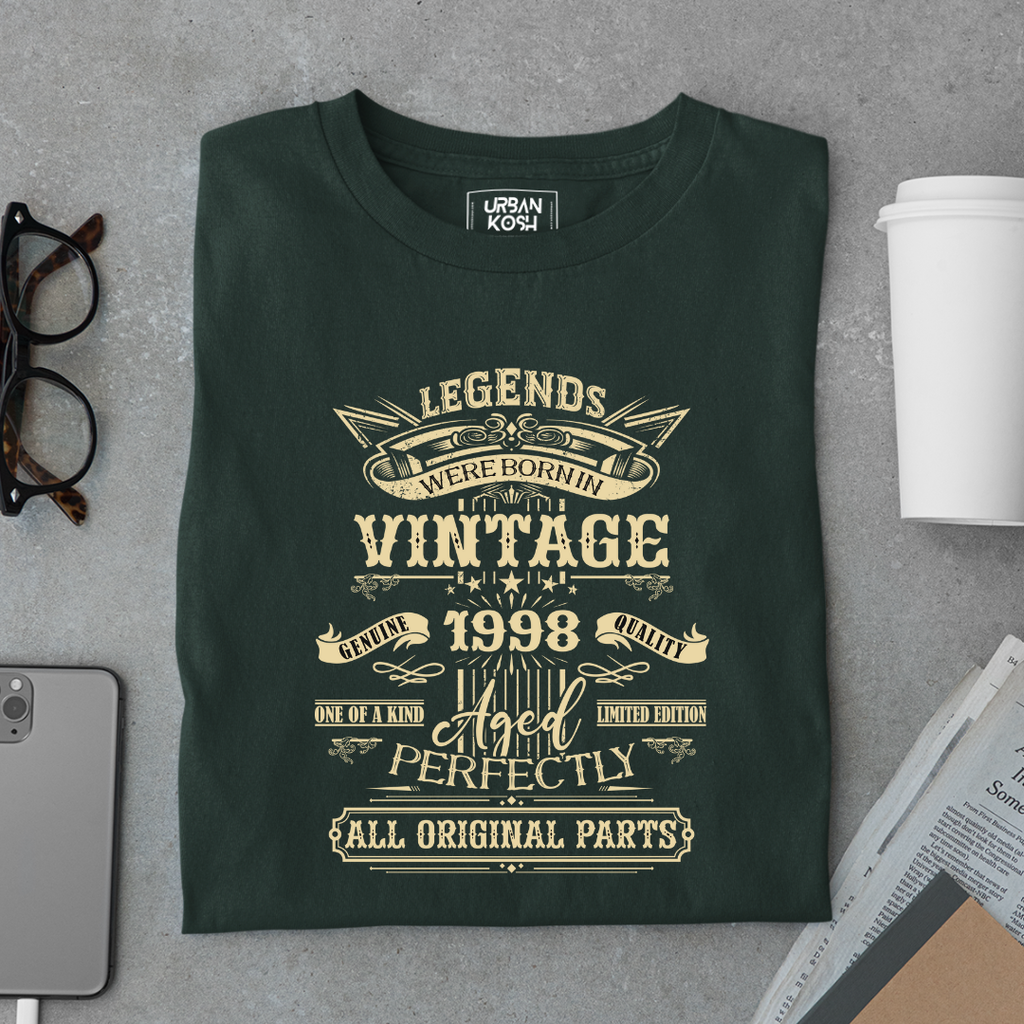 Legends Were Born in Vintage 1998 Premium Unisex T-Shirt
