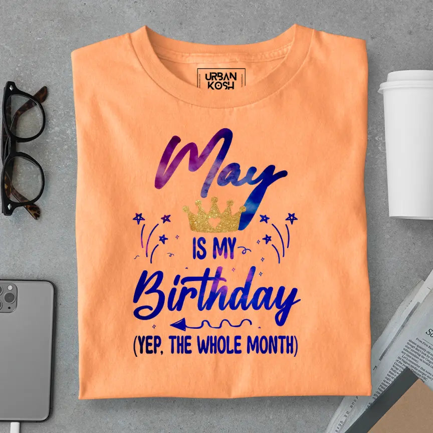 May is my Birthday Exclusive Premium Birthday T-Shirt