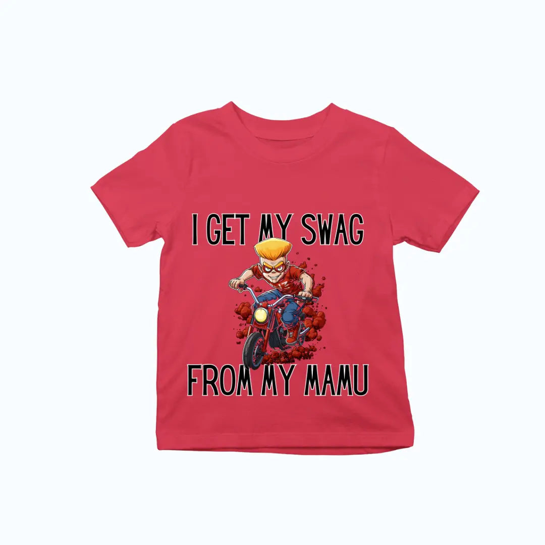 I Get My Swag from My Mamu Premium Unisex T-shirt for Kids