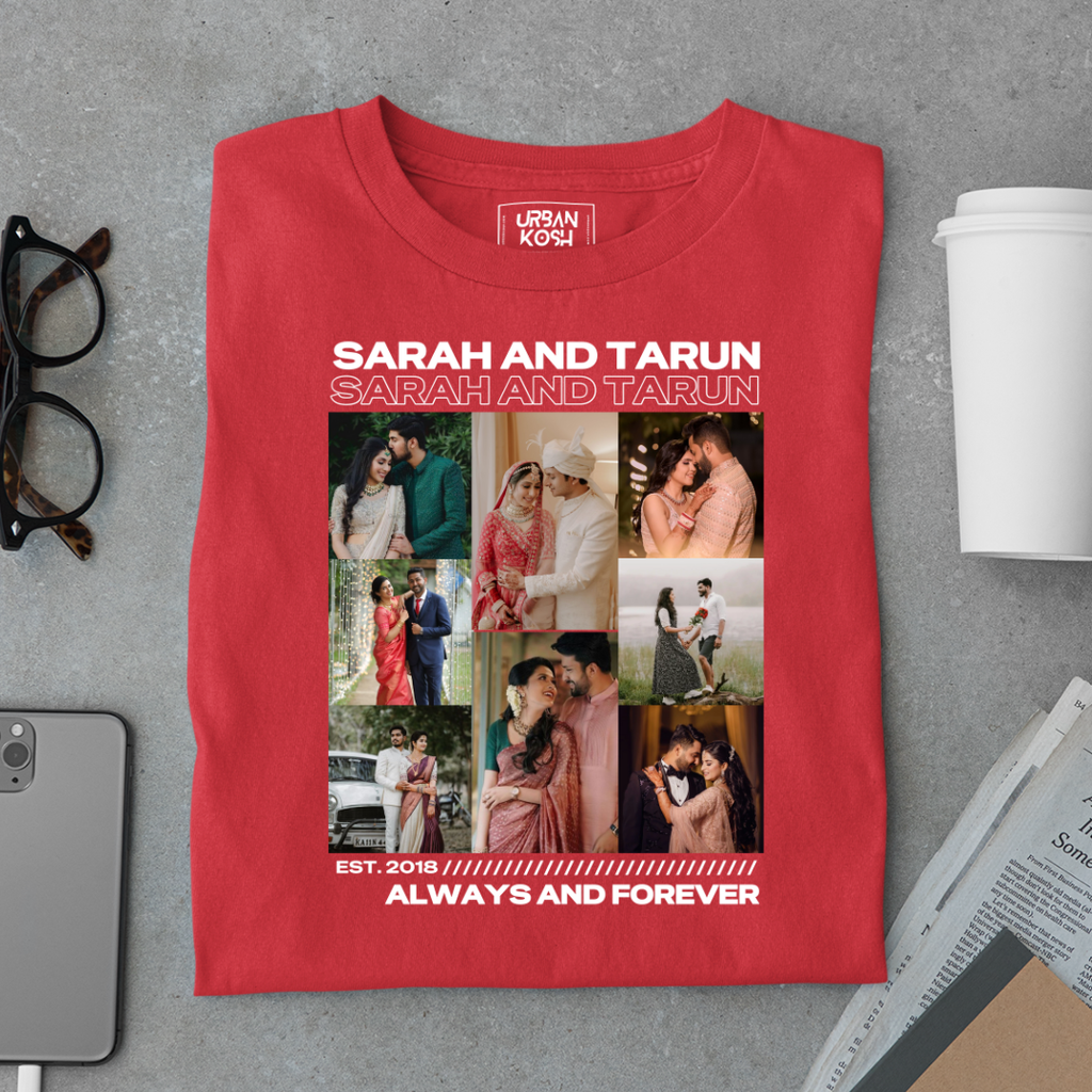[Personalised] Always and Forever Premium T-Shirt – Valentine’s Day Special