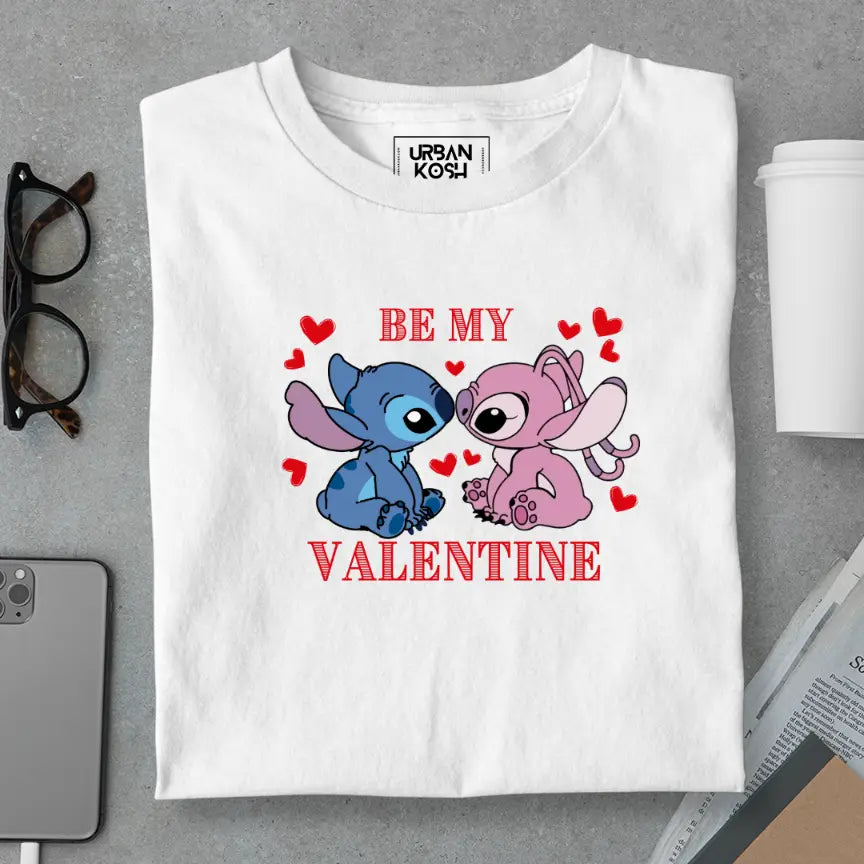 Be My Valentine Exclusive Premium Couple T-Shirt – Valentine’s Day Special