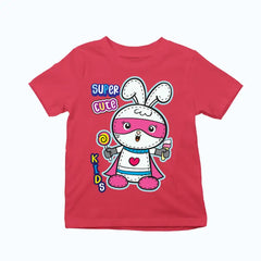 Super Cute Bunny Hero Exclusive T-shirt for Kids