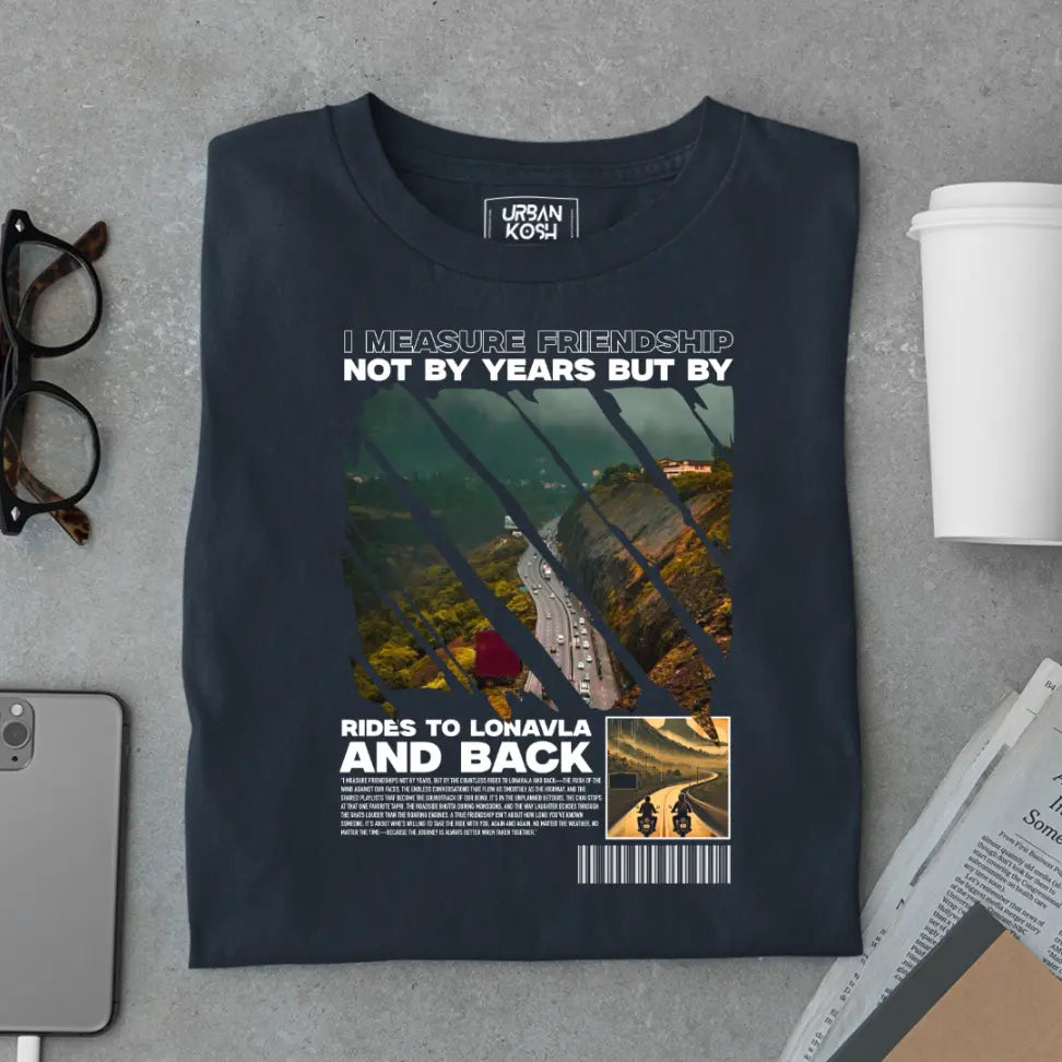 "Rides to Lonavla and Back" Premium Wanderlust T-Shirt