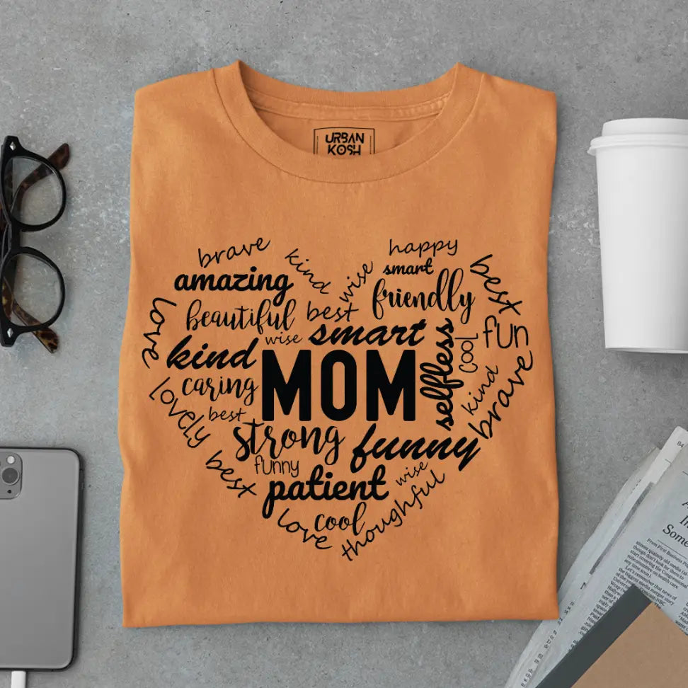 Beautiful Wise Smart Mom - Mother's Day Special Premium T-Shirt