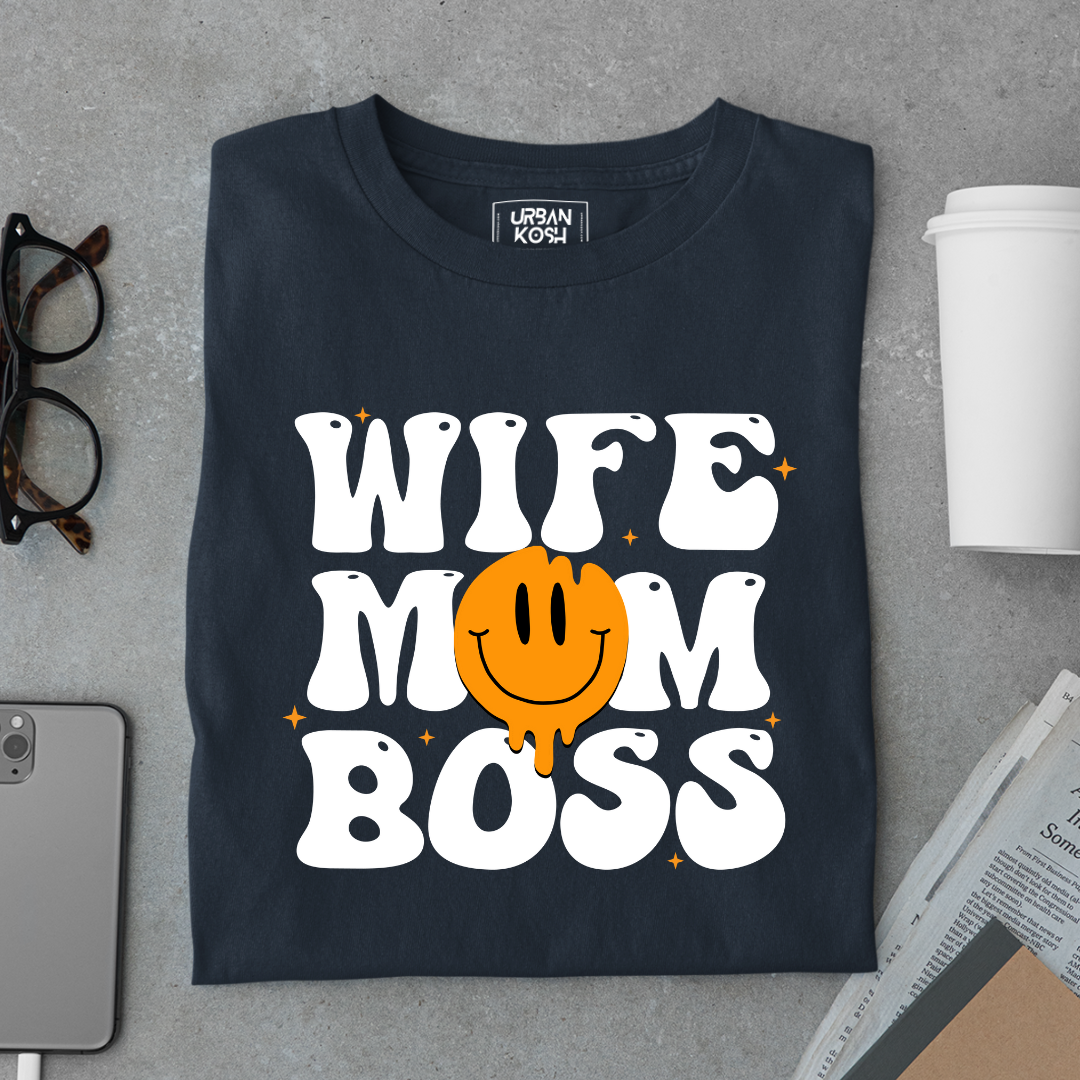 Wife Mom Boss T Shirt